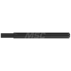Spade Drill: 1-29/32 to 2-9/16" Dia, 16-5/8" Max Depth, Straight Flute