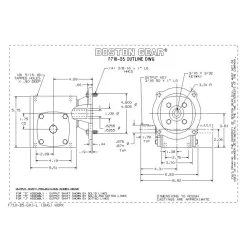 Speed Reducer: Quill, 1.75" Center to Center Shaft, 10:1, 1.61 hp Max Input, Worm Gear