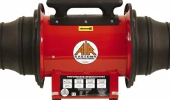 1-Speed 115V 0.33 hp 10/8" Inlet/Outlet Electric (AC) In-Line Axial Fan