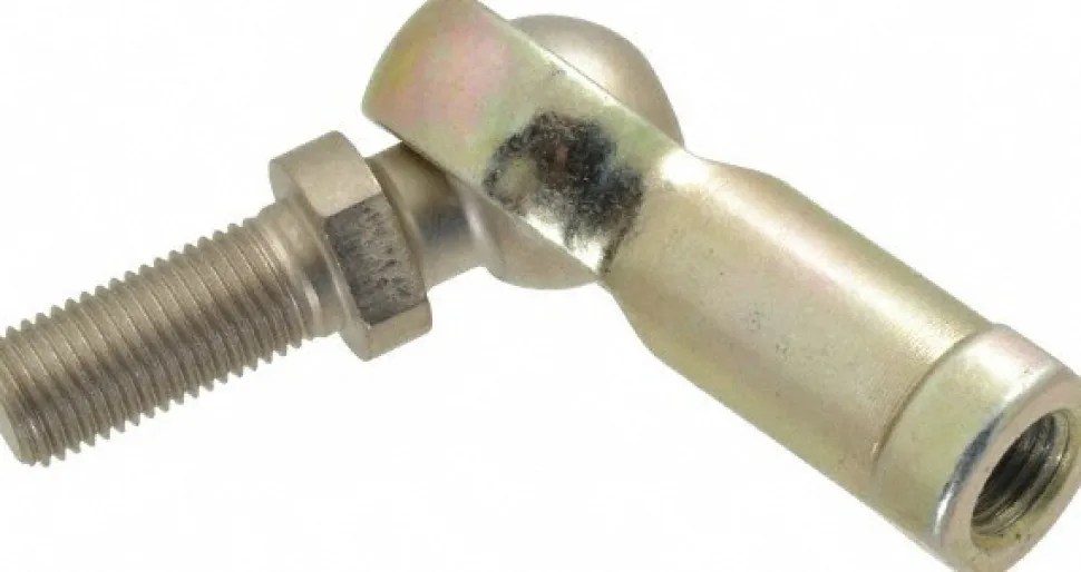 Spherical Rod End: 3/8-24" Shank Thread, 0.375" Rod ID, 1" Rod OD, 0.562" Shank Dia, 0.937" Shank Length, 3,250 lb Static Load Capacity