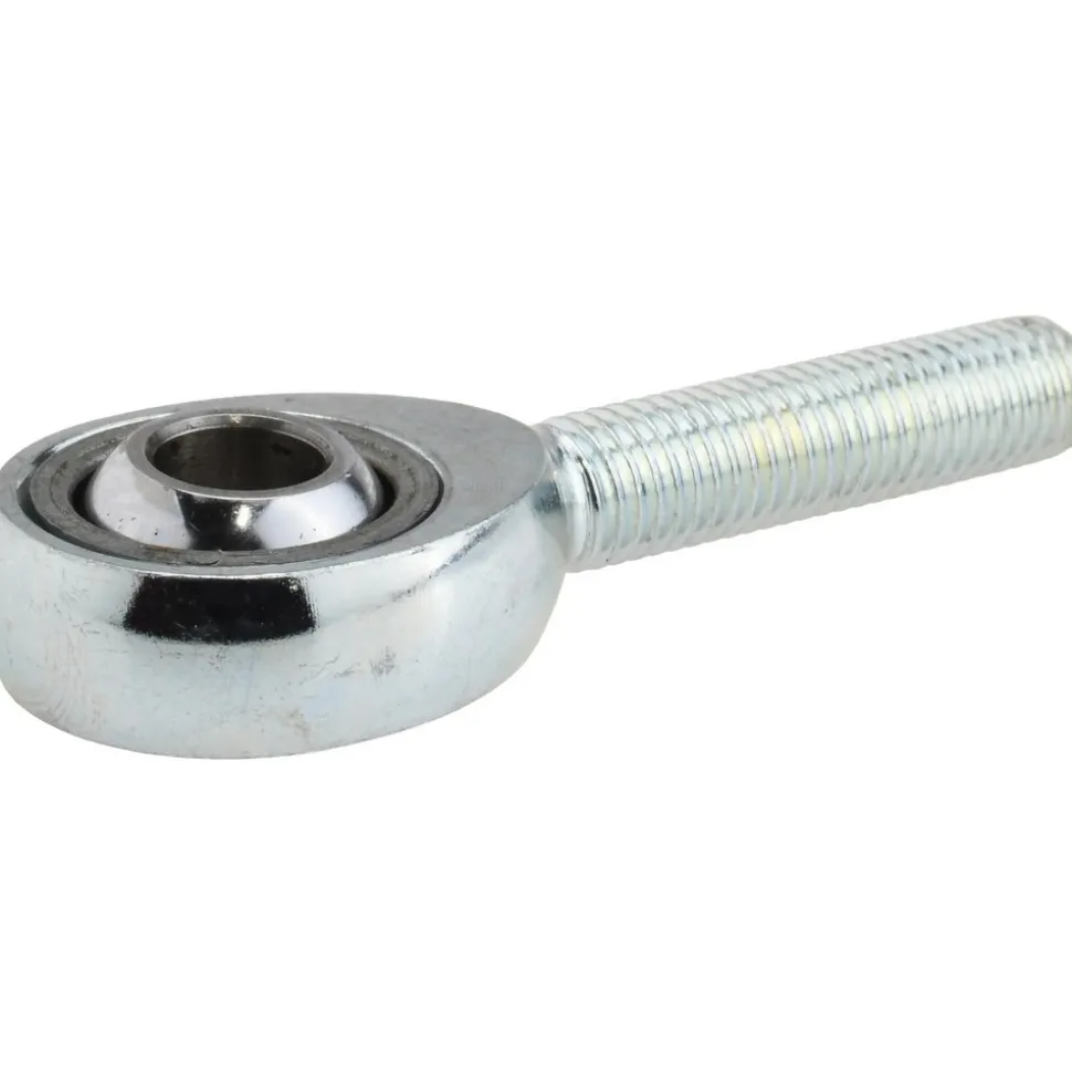 Spherical Rod End: 1/4-28" Shank Thread, 1/4" Rod ID, 3/4" Rod OD, 5,262 lb Static Load Capacity