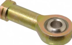 Spherical Rod End: 1/4-28" Shank Thread, 0.25" Rod ID, 3/4" Rod OD, 0.375" Shank Dia, 0.75" Shank Length, 1,650 lb Static Load Capacity