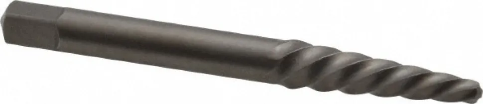 Spiral Flute Screw Extractor: #3, for 7/32 to 9/32 in, M6 to M8 & #12 Screws