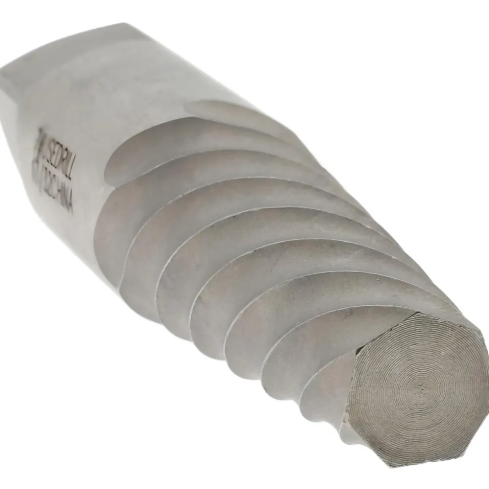 Spiral Flute Screw Extractor: #7, for 22to 27mm, 7/8 to 1-1/8 in, 1/2 in NPT, 1/2 in BSP & M22 to M27 Screws