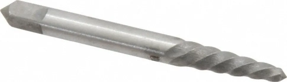 Spiral Flute Screw Extractor: #3, for 6 to 8 mm, 7/32 to 9/32 in & #12 Screws