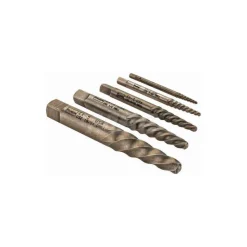 Spiral Flute Screw Extractor & Drill: 10 Pc
