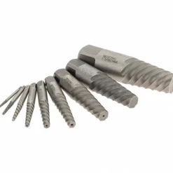 Spiral Flute Screw Extractor: 9 Pc