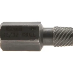 Spiral Flute Screw Extractor: 11/32 in, for 5/8 in Screws