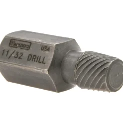 Spiral Flute Screw Extractor: 11/32 in, for 5/8 in Screws