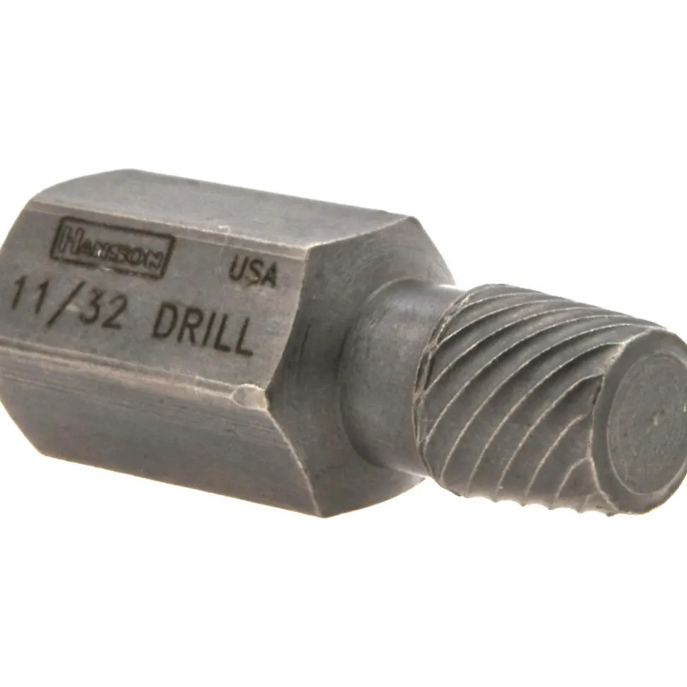 Spiral Flute Screw Extractor: 11/32 in, for 5/8 in Screws