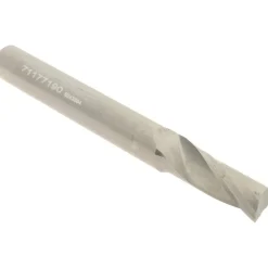 Spiral Router Bit: 1/4" Dia, 3/4" LOC, 1/4" Shank Dia, 1 Flute, Upcut