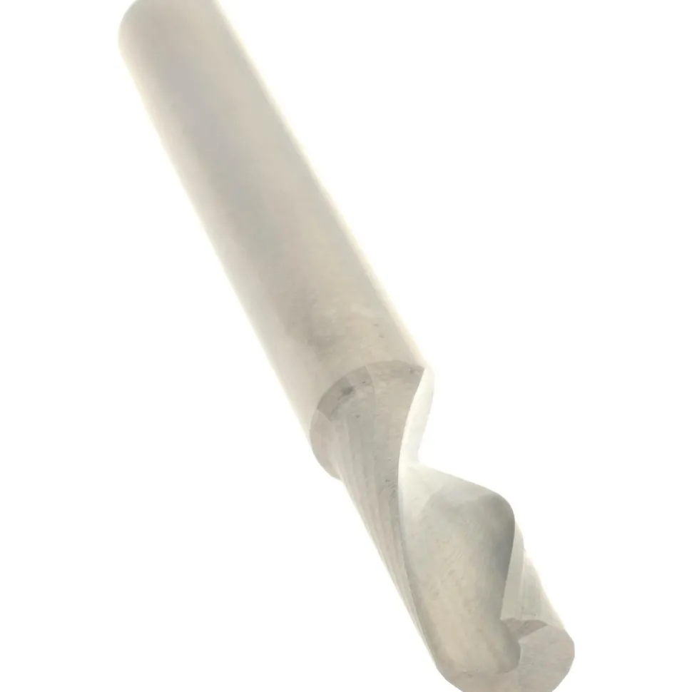 Spiral Router Bit: 1/4" Dia, 3/4" LOC, 1/4" Shank Dia, 1 Flute, Upcut