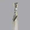 Spiral Router Bit: 1/4" Dia, 3/4" LOC, 1/2" Shank Dia, 2 Flute, Upcut
