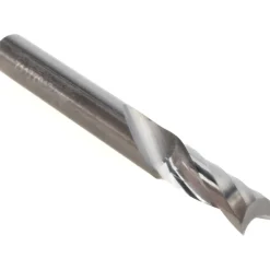 Spiral Router Bit: 1/4" Dia, 3/4" LOC, 1/4" Shank Dia, 1 Flute, Upcut