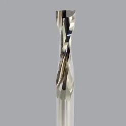 Spiral Router Bit: 3/8" Dia, 1-1/2" LOC, 3/8" Shank Dia, 2 Flute, Upcut