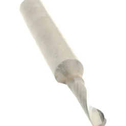 Spiral Router Bit: 1/8" Dia, 1/2" LOC, 1/4" Shank Dia, 1 Flute, Upcut