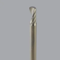 Spiral Router Bit: 1/8" Dia, 1/2" LOC, 1/4" Shank Dia, 1 Flute, Upcut