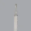 Spiral Router Bit: 1/16" Dia, 1/4" LOC, 1/8" Shank Dia, 1 Flute, Upcut