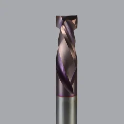 Spiral Router Bit: 3/8" Dia, 7/8" LOC, 3/8" Shank Dia, 2 Flute, Compression