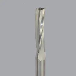 Spiral Router Bit: 1/2" Dia, 2-1/8" LOC, 1/2" Shank Dia, 3 Flute, Upcut