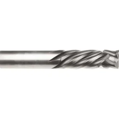 Spiral Router Bit: 1/4" Dia, 1" LOC, 1/4" Shank Dia, 4 Flute, Compression