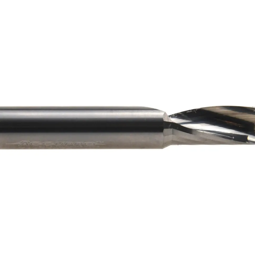 Spiral Router Bit: 1/2" Dia, 1" LOC, 1/2" Shank Dia, 1 Flute, Upcut