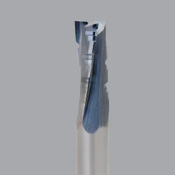 Spiral Router Bit: 3/8" Dia, 7/8" LOC, 3/8" Shank Dia, 3 Flute, Upcut
