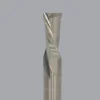 Spiral Router Bit: 1/4" Dia, 3/4" LOC, 1/4" Shank Dia, 2 Flute, Downcut