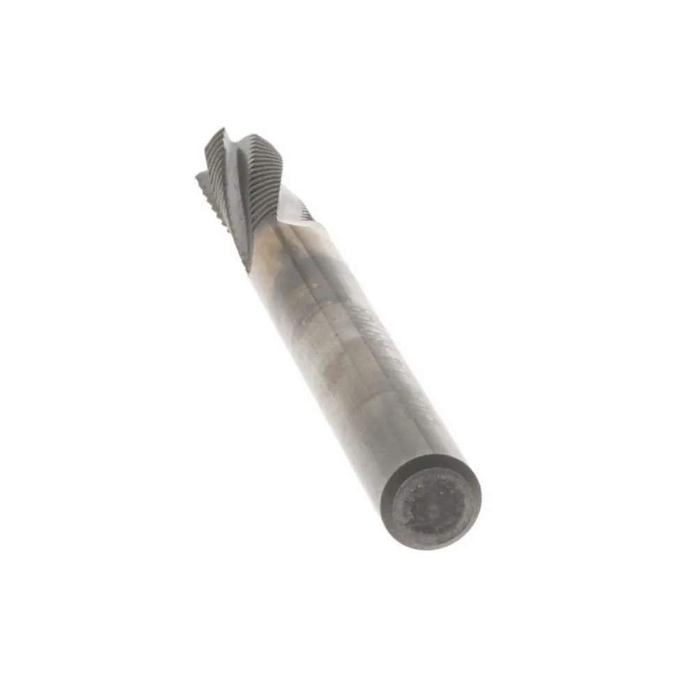 Spiral Router Bit: 1/4" Dia, 3/4" LOC, 1/4" Shank Dia, 4 Flute, Spiral