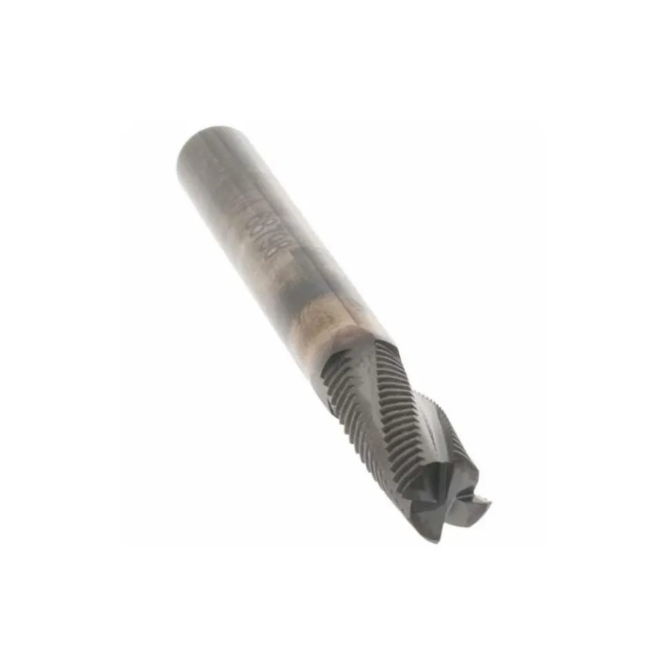 Spiral Router Bit: 1/4" Dia, 3/4" LOC, 1/4" Shank Dia, 4 Flute, Spiral