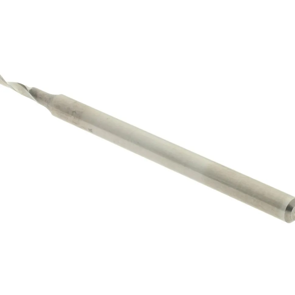 Spiral Router Bit: 1/16" Dia, 1/4" LOC, 1/8" Shank Dia, 1 Flute, Upcut