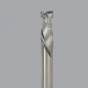 Spiral Router Bit: 3/8" Dia, 7/8" LOC, 3/8" Shank Dia, 2 Flute, Compression