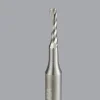 Spiral Router Bit: 1/16" Dia, 1/4" LOC, 1/8" Shank Dia, 1 Flute, Upcut