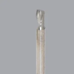 Spiral Router Bit: 1/8" Dia, 1/4" LOC, 1/8" Shank Dia, 1 Flute, Upcut