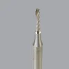 Spiral Router Bit: 1/16" Dia, 1/4" LOC, 1/8" Shank Dia, 1 Flute, Upcut