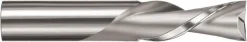 Spiral Router Bit: 1/4" Dia, 3/4" LOC, 1/4" Shank Dia, 2 Flute, Downcut