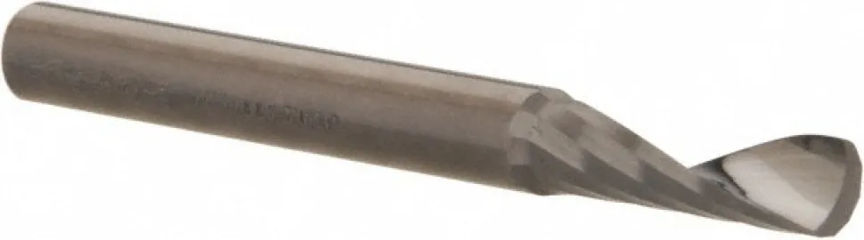 Spiral Router Bit: 3/16" Dia, 5/8" LOC, 3/16" Shank Dia, 1 Flute, Upcut