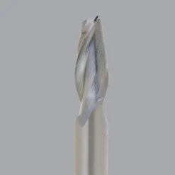 Spiral Router Bit: 1/4" Dia, 7/8" LOC, 1/4" Shank Dia, 2 Flute, Upcut