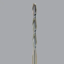 Spiral Router Bit: 1/4" Dia, 2-1/4" LOC, 1/4" Shank Dia, 2 Flute, Upcut