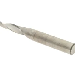 Spiral Router Bit: 3/16" Dia, 5/8" LOC, 1/4" Shank Dia, 1 Flute, Upcut