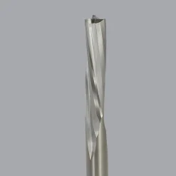 Spiral Router Bit: 1/2" Dia, 2-1/8" LOC, 1/2" Shank Dia, 3 Flute, Downcut