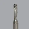 Spiral Router Bit: 3/16" Dia, 5/8" LOC, 1/4" Shank Dia, 1 Flute, Downcut