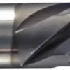 Spiral Router Bit: 1/4" Dia, 3/4" LOC, 1/4" Shank Dia, 5 Flute, Compression