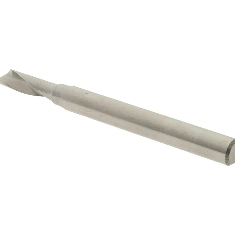 Spiral Router Bit: 5.00 mm Dia, 16.00 mm LOC, 6.00 mm Shank Dia, 1 Flute, Upcut