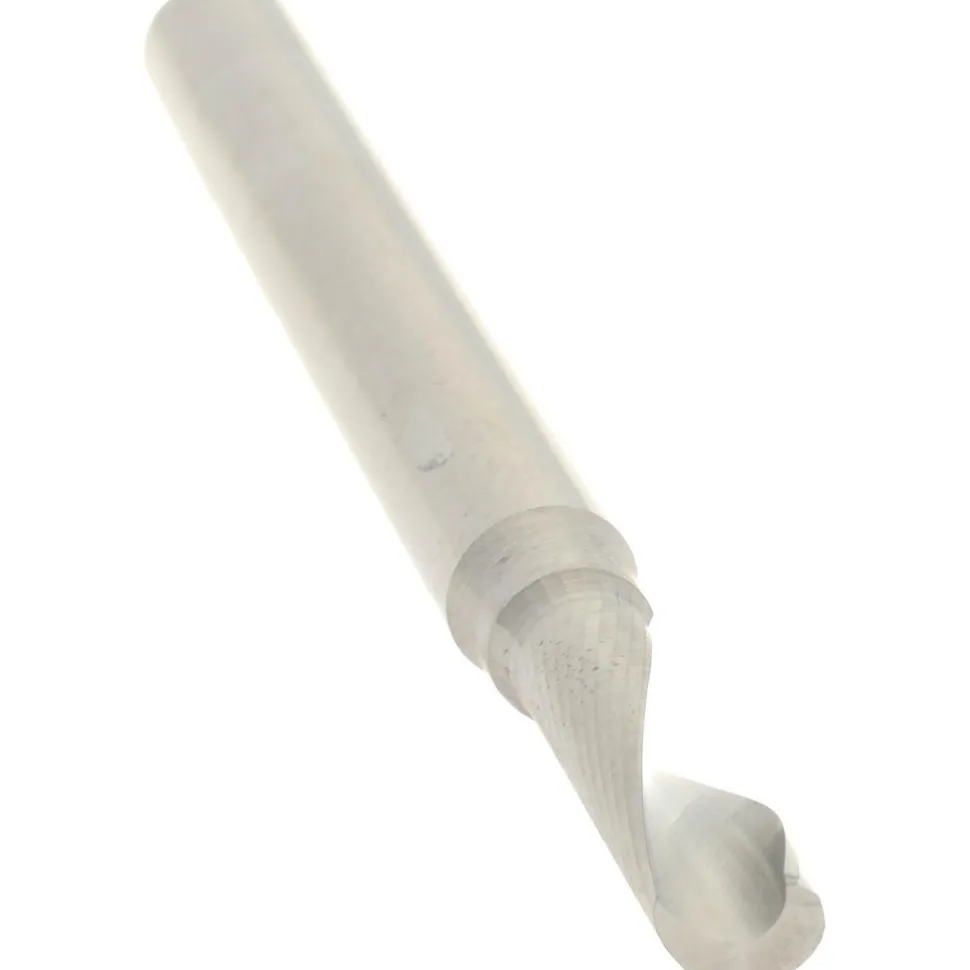 Spiral Router Bit: 5.00 mm Dia, 16.00 mm LOC, 6.00 mm Shank Dia, 1 Flute, Upcut
