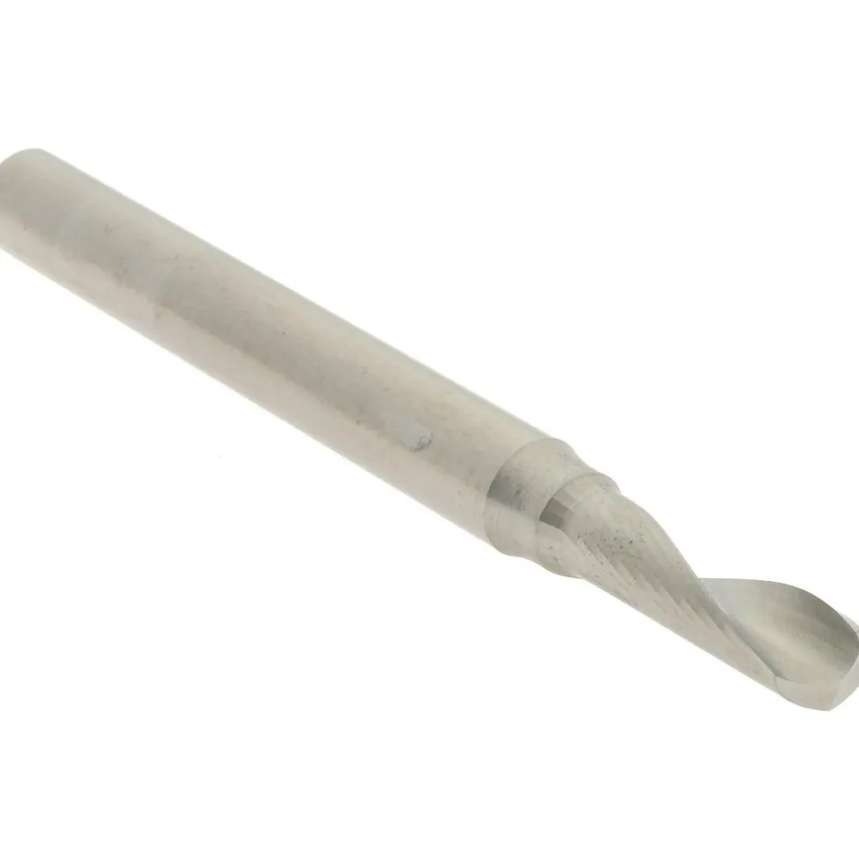 Spiral Router Bit: 5.00 mm Dia, 16.00 mm LOC, 6.00 mm Shank Dia, 1 Flute, Upcut