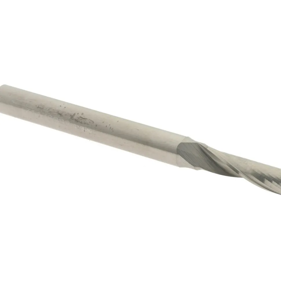 Spiral Router Bit: 5.00 mm Dia, 16.00 mm LOC, 6.00 mm Shank Dia, 1 Flute, Upcut