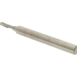 Spiral Router Bit: 3.00 mm Dia, 12.00 mm LOC, 6.00 mm Shank Dia, 1 Flute, Upcut
