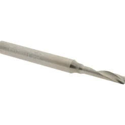 Spiral Router Bit: 4.00 mm Dia, 20.00 mm LOC, 6.00 mm Shank Dia, 1 Flute, Upcut