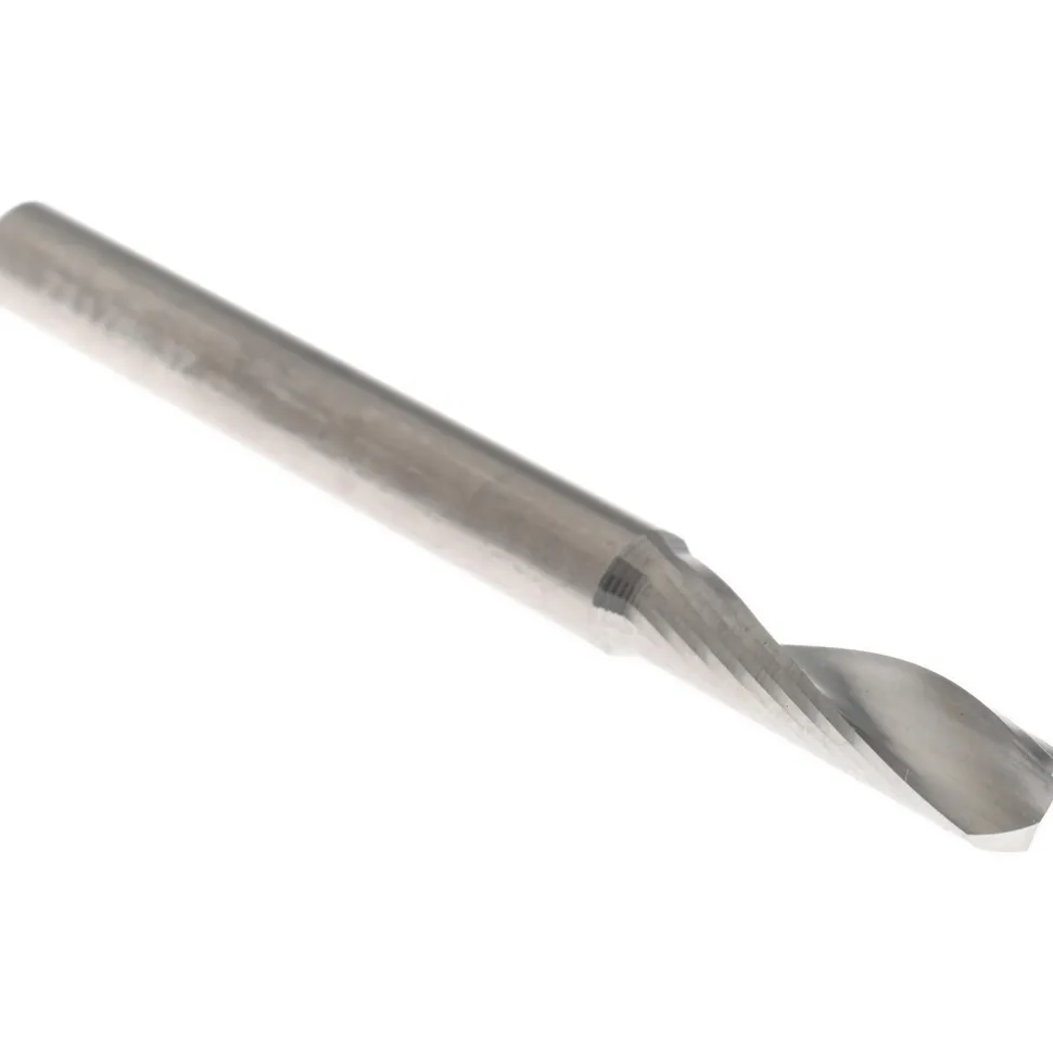 Spiral Router Bit: 6.00 mm Dia, 20.00 mm LOC, 6.00 mm Shank Dia, 1 Flute, Upcut